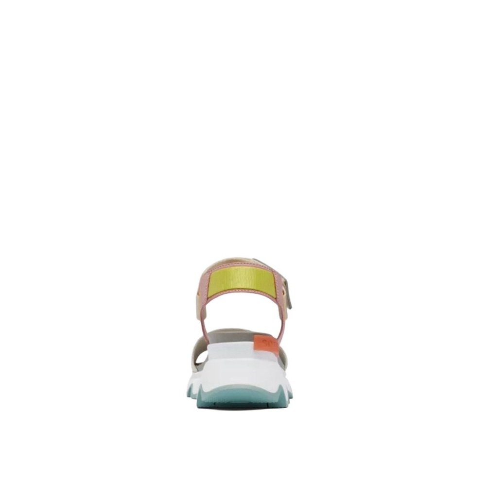 SOREL KINETIC Impact Y-Strap High Sandal Cream/Pink. Functional and Stylish! Sz9 - Picture 4 of 8